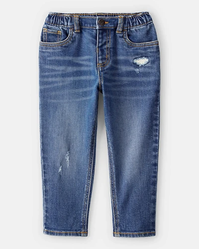 Toddler Boy Mid-Rise Distressed Denim Jeans - Blue