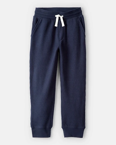 Boys Active Drawstring Joggers - Navy