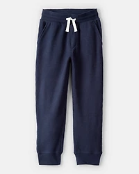 Boys Active Drawstring Joggers - Navy