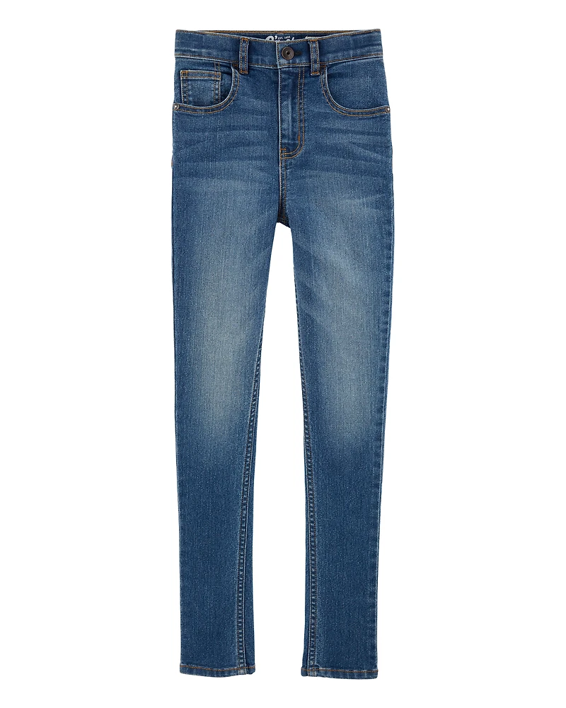 Kid Medium Blue Wash Skinny-Leg Jeans