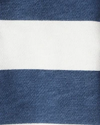 Baby Organic Cotton Henley Top Stripes