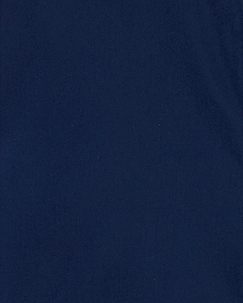 Toddler Solid Windbreaker Jacket - Navy
