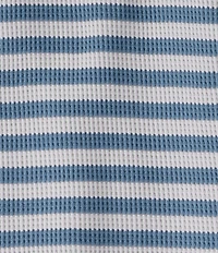 Toddler Striped Waffle Knit Pajamas Made with Organic Cotton