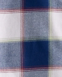 Boys Plaid Cotton Long-Sleeve Button-Down Shirt