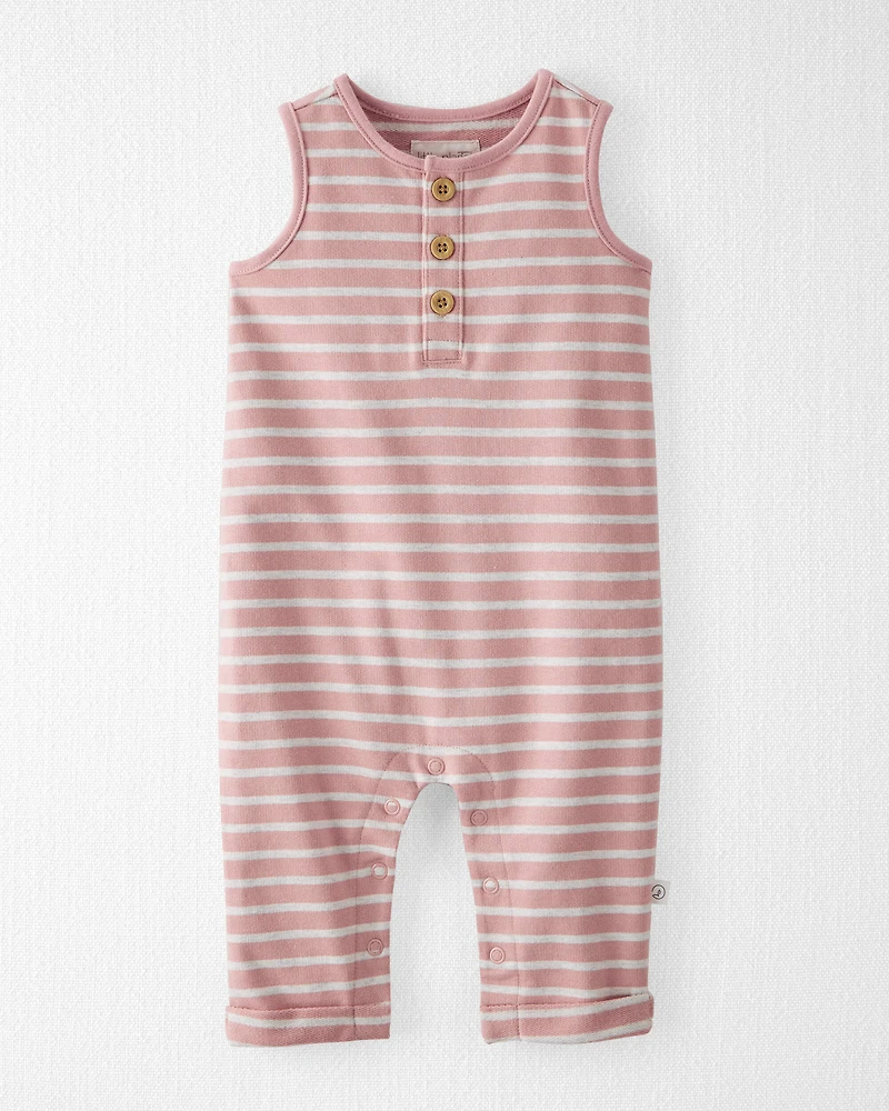 Baby Boy Striped Organic Cotton Jumpsuit