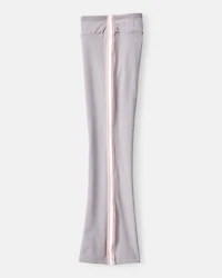 Girls Knit Flare Active Pants - Grey