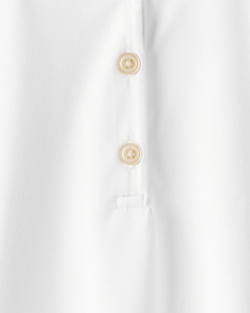 Kid 3-Pack Active Uniform Polo Shirts in Moisture Wicking BeCool™ Fabric - White