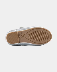 Toddler Girl Dress Shoes - Silver