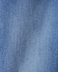 Baby Girl Medium Wash Elastic-Waist Jeans