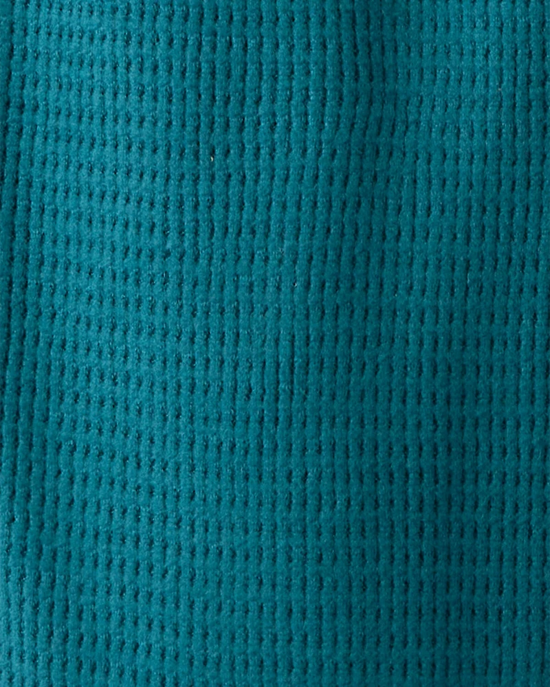 Boys Thermal Drawstring Jogger - Green