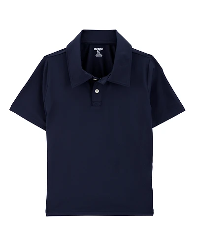 Kid Active Uniform Polo Shirt in Moisture Wicking BeCool™ Fabric - Navy