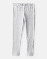 Girls Cotton Stretch Leggings