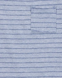 Baby Striped Textured Tank - Blue