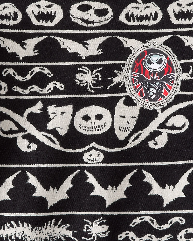 Boys The Nightmare Before Christmas Long-Sleeve Sweater - Black