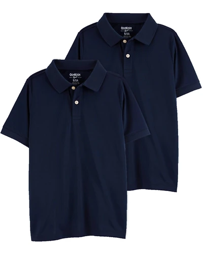 Kid -Pack Pique Cotton Uniform Polos