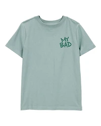 Kid My Bad Short-Sleeve Graphic Tee - Green