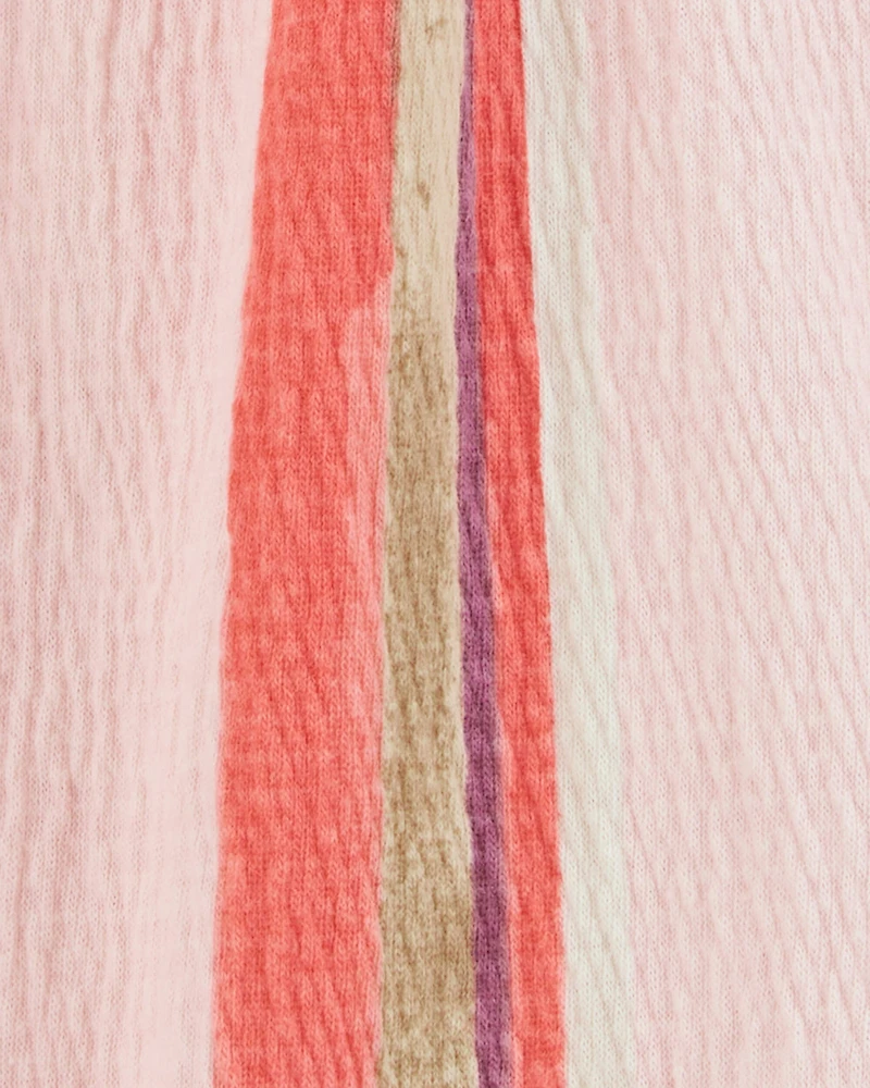 Toddler Striped Geo Print Dress
