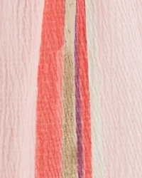 Toddler Striped Geo Print Dress