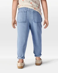 Toddler Organic Cotton Chambray Pants