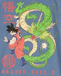 Boys Drago Ball Z Graphic Tee - Navy