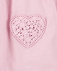 Baby Girl Floral Flutter Sunsuit - Pink