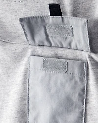 Baby Boy Short-Sleeve Pocket Tee - Grey