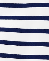 Toddler Cotton Striped Stretch Leggings