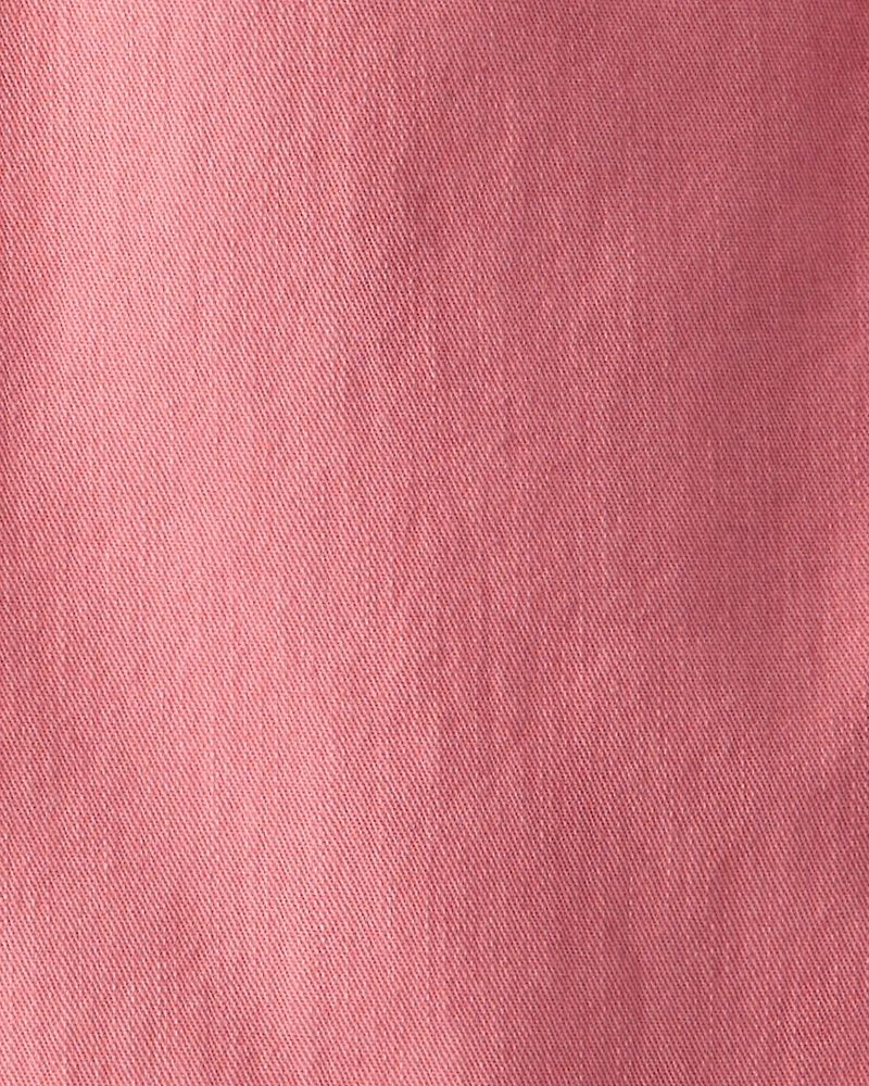 Kid Twill Wide Leg Pants - Pink