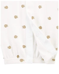 Baby Preemie Snail Cotton Sleeper Gown