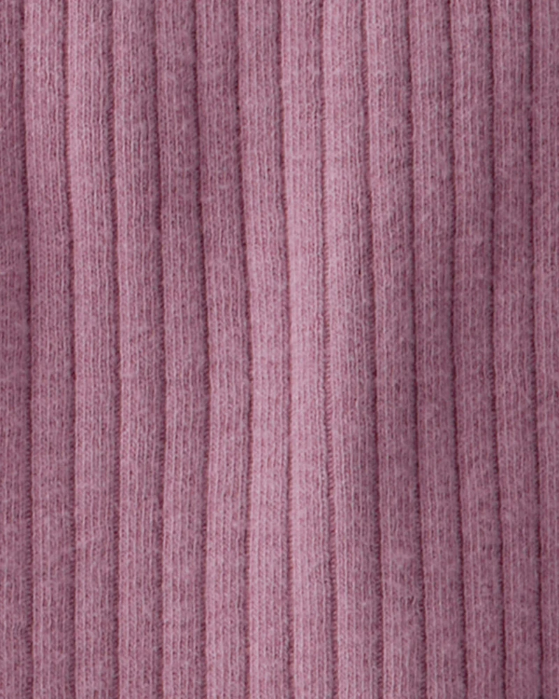 Baby Girl 2-Pack Organic Cotton Rib Leggings