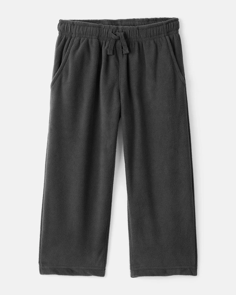 Toddler Boy Fleece Joggers - Black