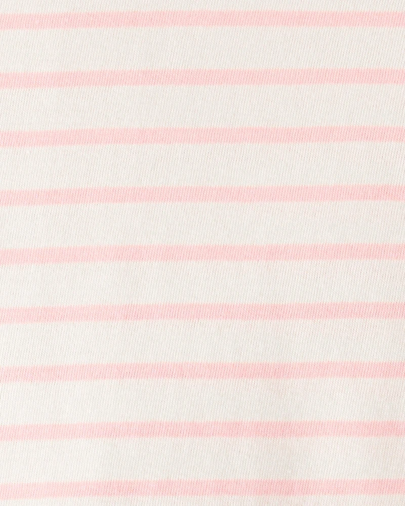 Toddler Girl Striped Long-Sleeve Top - Pink