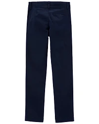 Boys Husky Fit Stretch Chino Pants