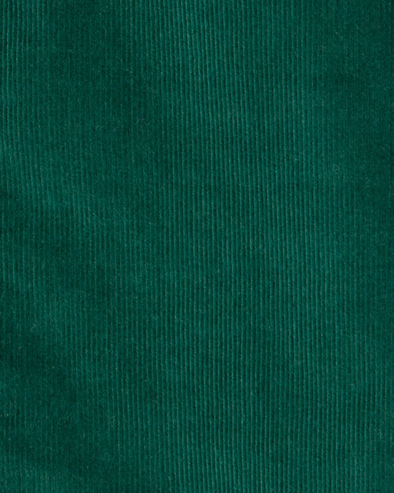 Toddler Boy Corduroy Long-Sleeve Button-Down Shirt - Green