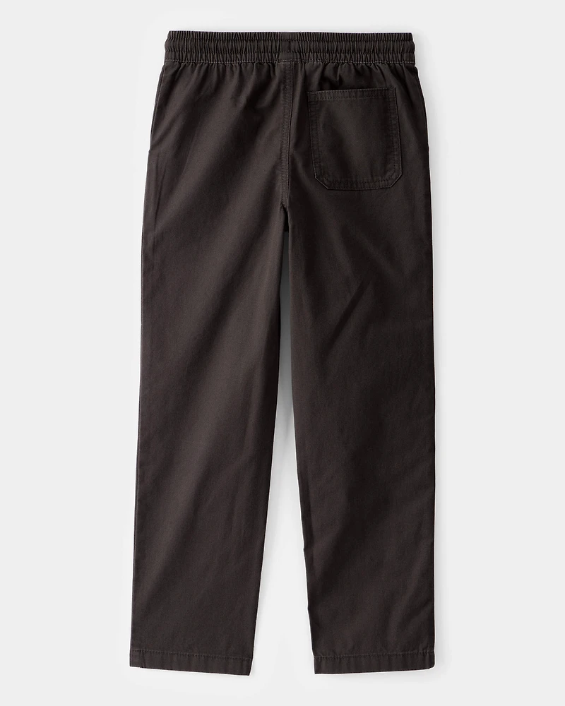 Kid Everyday Pull-On Pants - Dark Grey