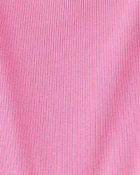 Girls Long Sleeve Cotton Dress - Pink