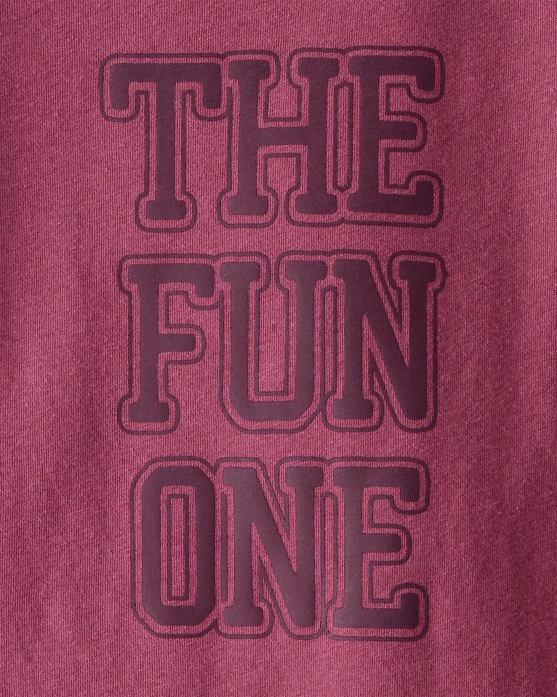 Toddler Boy The Fun One Long-Sleeve Graphic Tee - Red