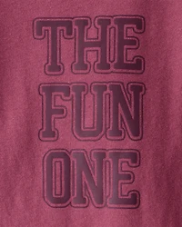 Toddler Boy The Fun One Long-Sleeve Graphic Tee - Red