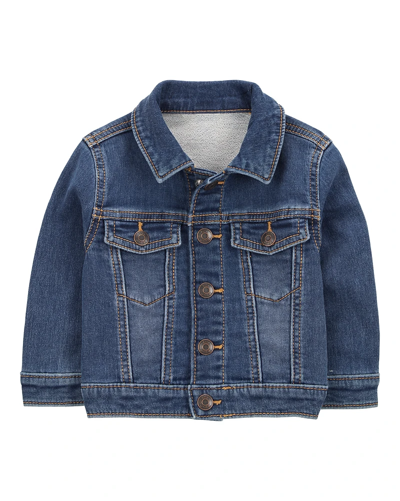 Baby Boy Denim Jacket - Dark Wash