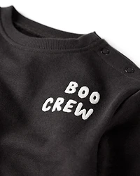 Baby Organic Cotton Boo Crew Bubble