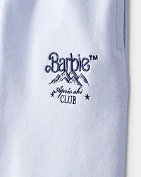 Girls Barbie Ski Sweatpants - Blue