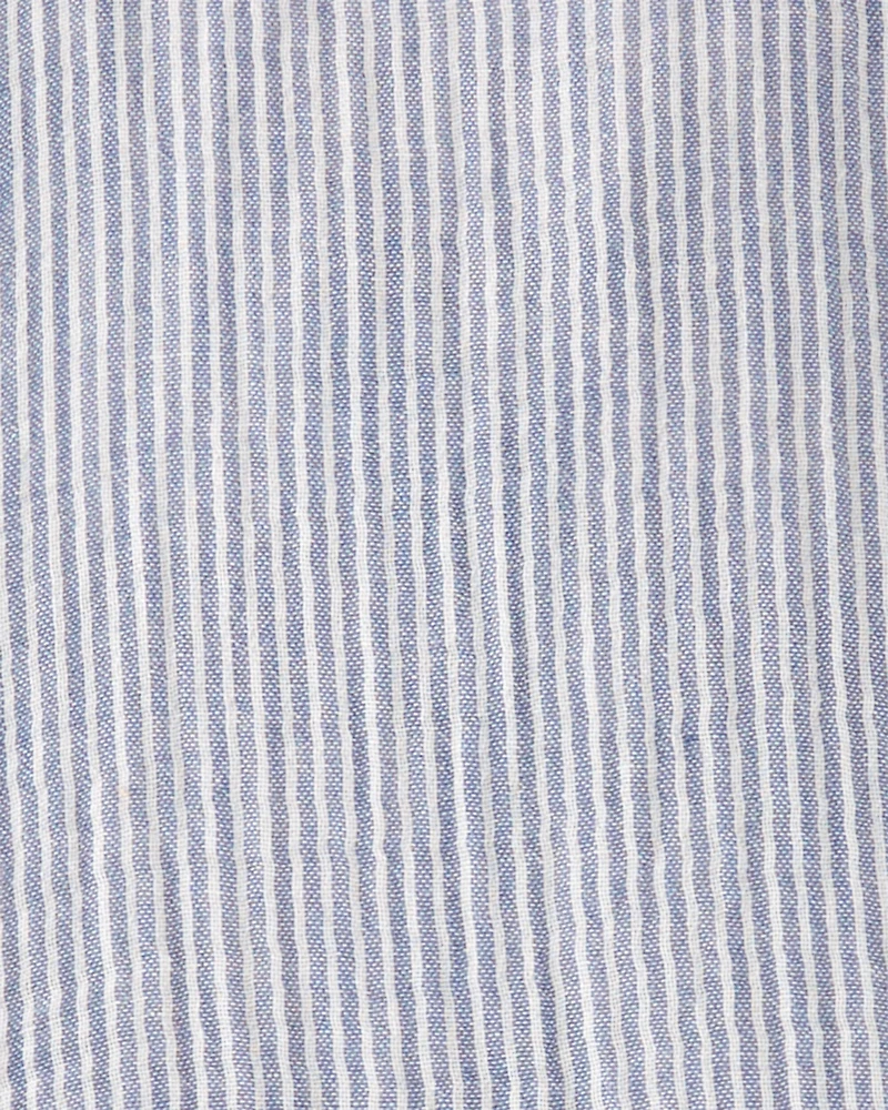 Toddler Organic Cotton Gauze Striped Dress