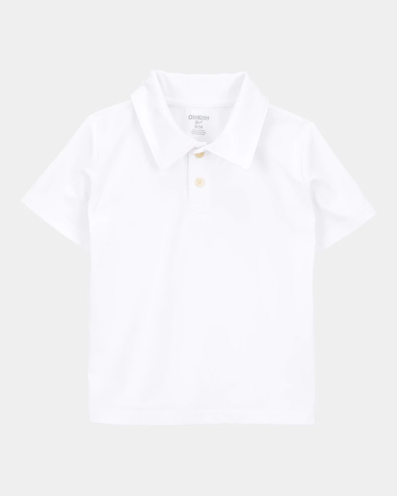 Toddler Active Uniform Polo Shirt in Moisture Wicking BeCool™ Fabric