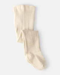 Toddler Girl Tights - Beige