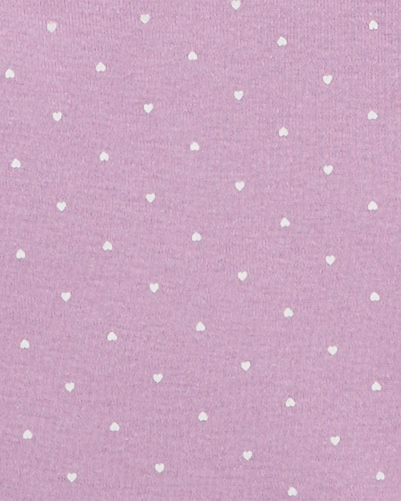 Baby 5-Pack Heart Polka Dot Short Sleeve Bodysuits