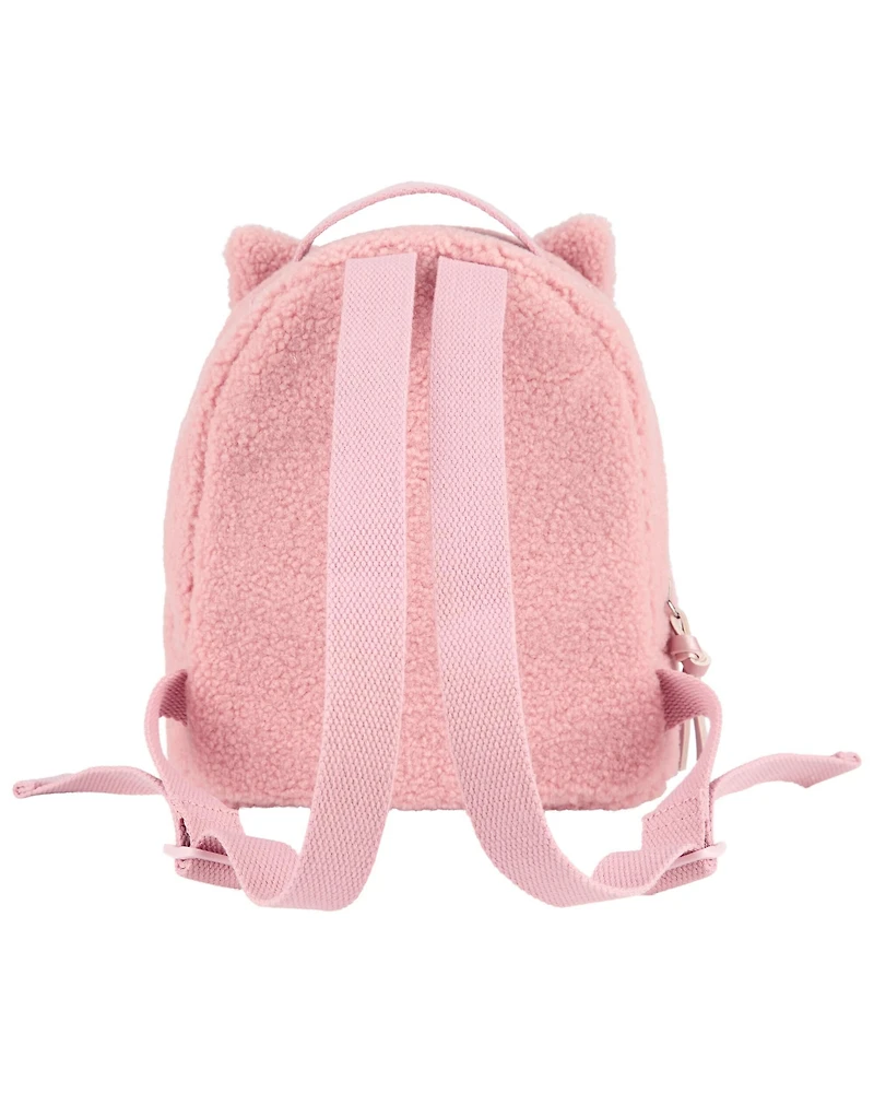Girls OshKosh Sherpa Cat Mini Backpack