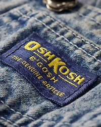 Baby 6M Vintage Dark Acid Wash Denim Overalls from the OshKosh Archive Release, circa 1990s