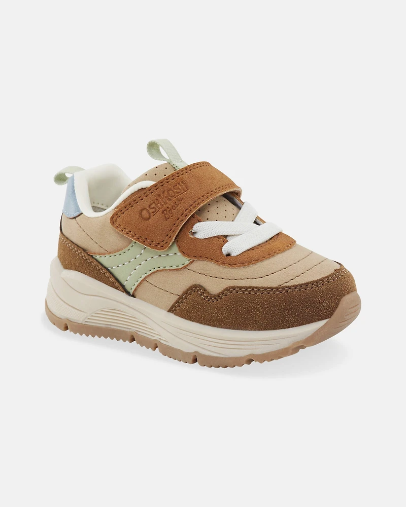 Toddler Boy Athletic Sneakers - Brown