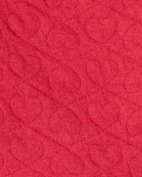 Baby Girl 3-Piece Heart Quilted Vest Outfit Set - Red