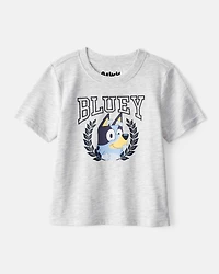 Baby Neutral Bluey Short-Sleeve Graphic Tee - Grey